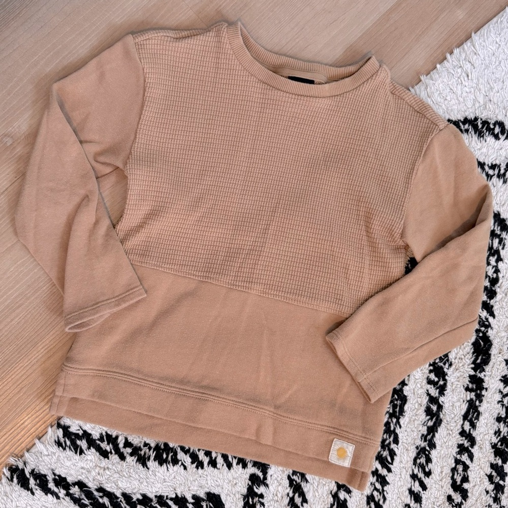 🌾 Toddler Boys Art Class Waffle Sweatshirt 5T